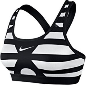 striped nike sports bra
